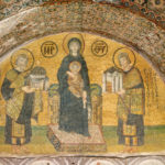 Mosaico di Gesù,MariaCostantino e Giustiniano